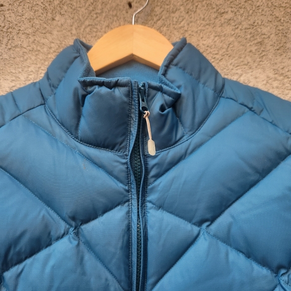 CABELA'S Women's Vest Large Blue Goose Down Warm Quilted Outdoor - Picture 5 of 14